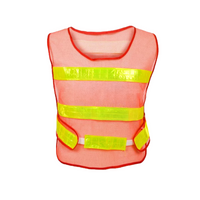 HERMON XXL πορτοκαλί ανακλαστικό γιλέκο με πλαϊνό Velcro