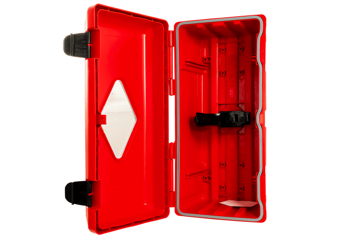 Κουτί πυροσβεστήρα 6kg DAKEN 82070 ADAMANT 611x310x247mm κόκκινο