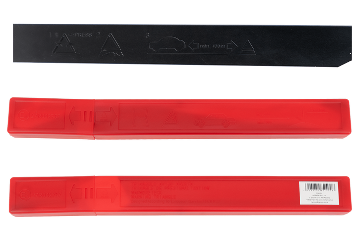 Προειδοποιητικό τρίγωνο HERMON πτυσσόμενο 430×430×430mm