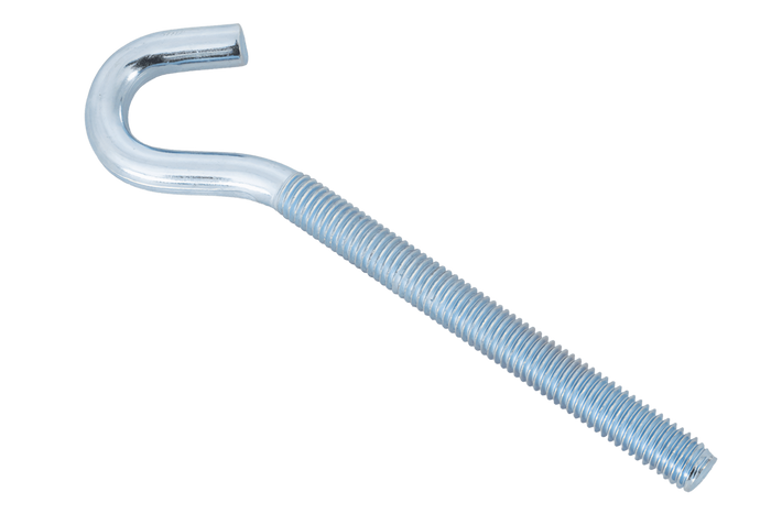 Γάντζος κατασκευής DROMET HZ M8x120 με ανοιχτό άκρο (λυγισμένο)