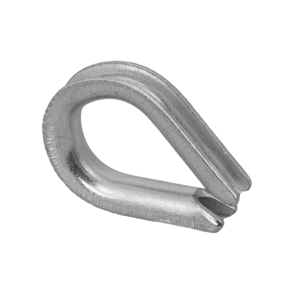 Δακτύλιος σχοινιού DROMET KU.4, ατσάλινος κύλινδρος, 4mm