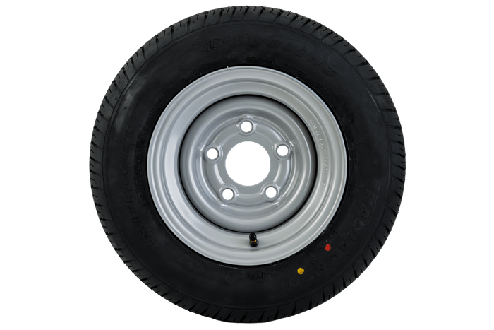 Ενισχυμένος τροχός για τρέιλερ TIRE LINGLONG 195/55 R10C 98/96N RIM UNITRAILER 6Jx10"H2 5x112 ET:-4
