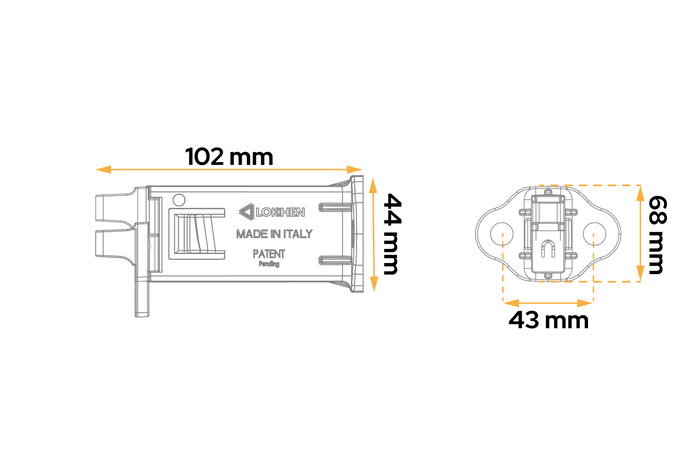 Βάση στήριξης LOKHEN για τσοκ τροχών Origama 36