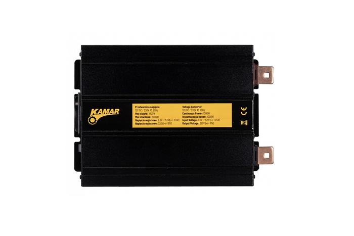 Μετατροπέας τάσης 12V/230V (1000/2000W) KAMAR E1926