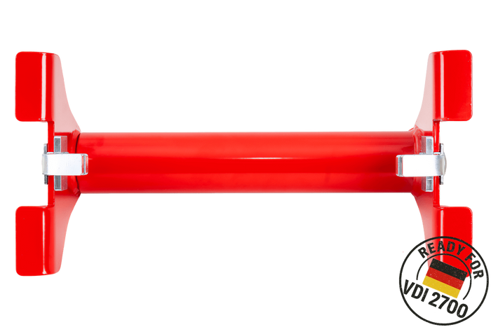 Κλείδωμα τροχού PRAMAR Radstopper VDI 2700 κόκκινο - ρυθμιζόμενο, γενικής χρήσης