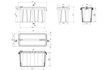 DAKEN 82211 BLACKIT LITE εργαλειοθήκη 555x250x310mm 24l