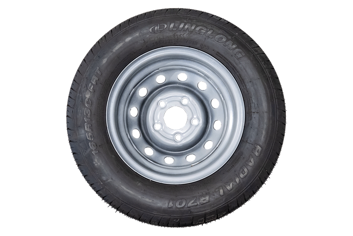 OUTLET Ενισχυμένος τροχός για τρέιλερ LINGLONG TIRE 165/80 R13C 96/94N ΖΑΝΤΑ UNITRAILER 4.5Jx13"H2 5x112 ET:30