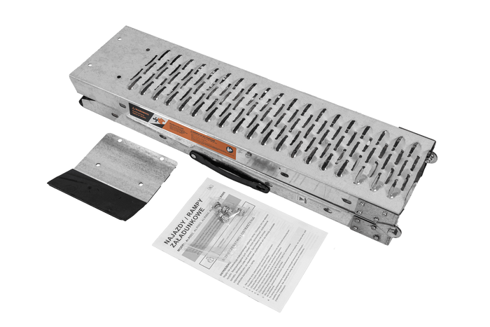 UNITRAILER ALR004 πτυσσόμενη ράμπα χάλυβα drive-on για ρυμουλκούμενο 170cm 227kg