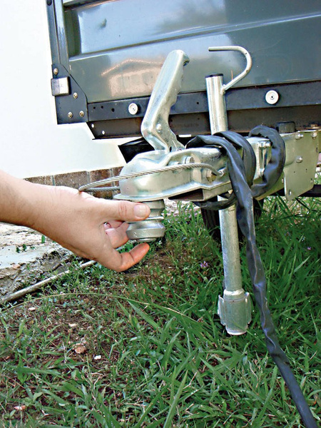 Προστασία κοτσαδόρου μπάλας τρέιλερ LAMP, αντικλεπτική κλειδαριά