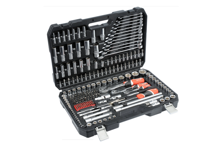 Σετ εργαλείων YATO YT-38841 1/2'' 3/8" 1/4" 216 τεμ.