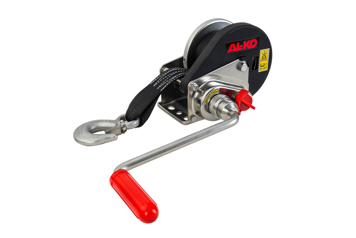 Βαρούλκο, βαρούλκο χειρός για ρυμουλκούμενο φορτηγό AL-KO 450kg με ιμάντα 6m, φρένο και αυτόματο ξετύλιγμα