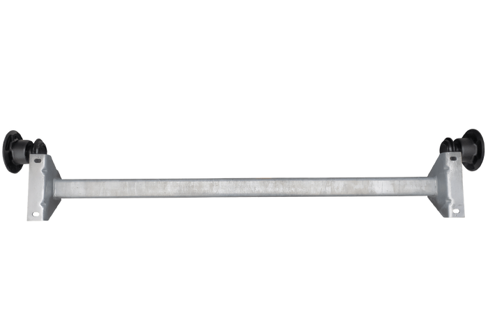 KNOTT VG7-L χωρίς φρένο άξονα για τρέιλερ UNITRAILER 750kg 1260mm 1560mm 4x100