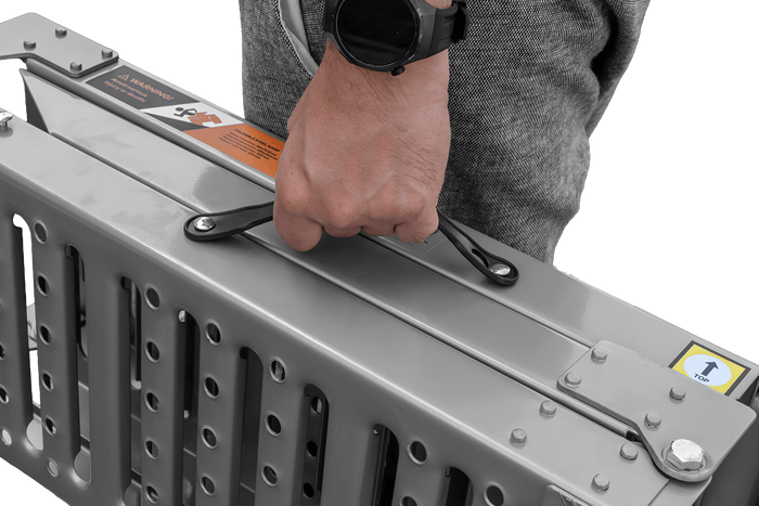 UNITRAILER ALR005 πτυσσόμενη ράμπα χάλυβα drive-on ράμπα για ρυμουλκούμενο 200cm 250kg