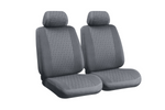 Σετ καλυμμάτων καθισμάτων αυτοκινήτου LAMPA Glamur γκρι, για τα μπροστινά καθίσματα