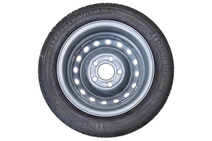 OUTLET Ενισχυμένος τροχός για τρέιλερ KENDA TIRE 195/50 R13C 104/102N KENDA RIM 6Jx13"H2 5x112 ET:30