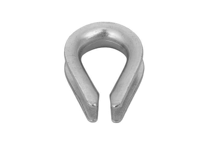 Δακτύλιος σχοινιού DROMET KU.6, ατσάλινος κύλινδρος, 6mm