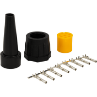 MANTES 8-PIN κίτρινη υποδοχή μπαγιονέτ, αριστερά