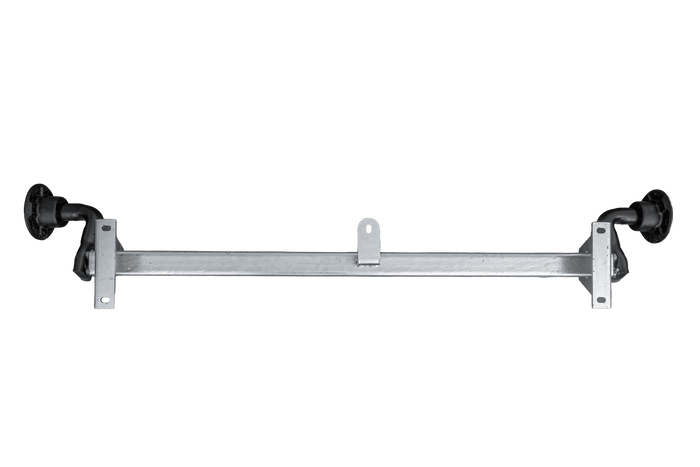 KNOTT VG7-L άξονας χωρίς φρένο για ρυμουλκούμενο 750kg 1125mm 1615mm 4x100