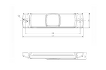 FRISTOM FT-017 C Φανός σήμανσης LED, κόκκινος, γενικής χρήσης