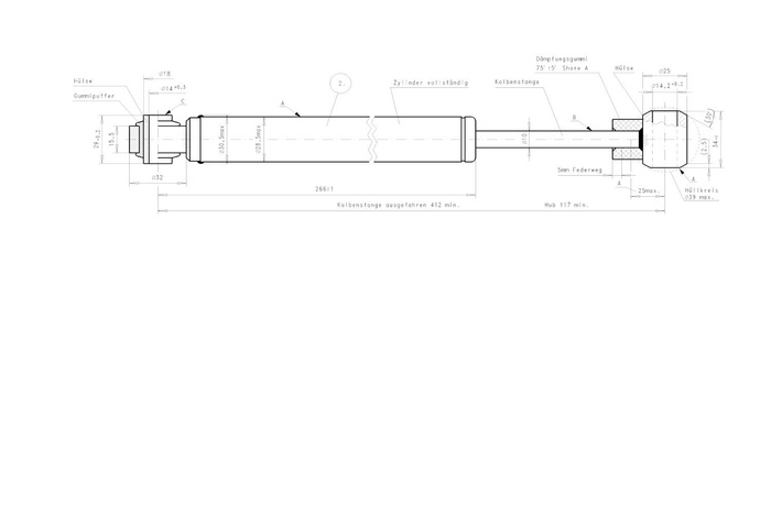 Αμορτισέρ συσκευής υπέρβασης AL-KO 351VB 3500 kg