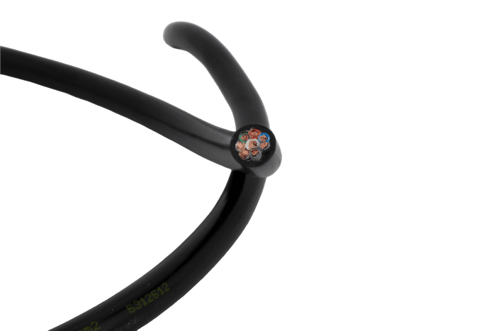 HYBSZ YLY-S 8x1 οκταπολικό ηλεκτρικό καλώδιο - 1m