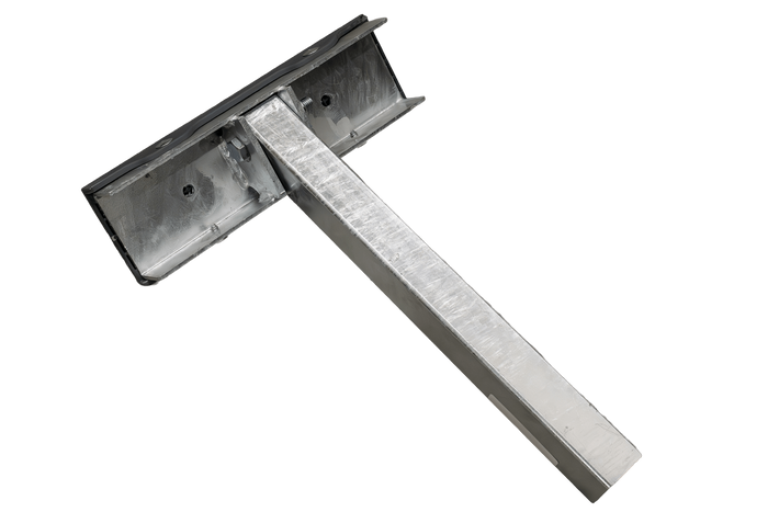 OUTLET UNITRAILER επίπεδη πλευρική στήριξη, μήκος 30cm, ύψος 40cm, για τρέιλερ σκάφους, ΓΚΡΙ
