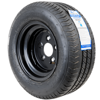 OUTLET Ενισχυμένος τροχός για τρέιλερ LINGLONG TIRE 195/55 R10C 98/96N UNITRAILER RIM μαύρο 6Jx10" 5x112 ET:-4