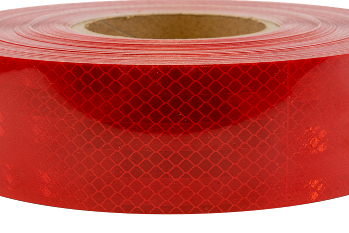 Κόκκινη ανακλαστική ταινία περιγράμματος - ολόκληρο ρολό