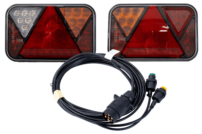 Πίσω φώτα FRISTOM LED + καλωδίωση MANTES 4m 7PIN