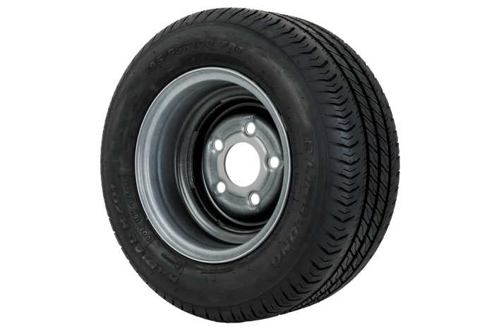 Ενισχυμένος τροχός για τρέιλερ TIRE LINGLONG 195/55 R10C 98/96N RIM UNITRAILER 6Jx10"H2 5x112 ET:-4