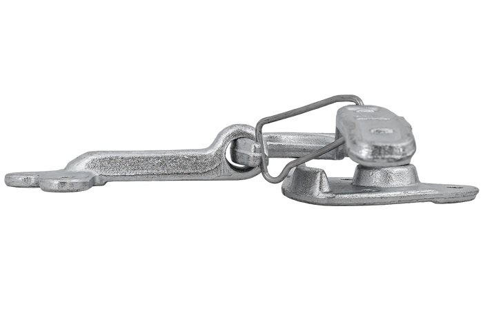 Αριστερό πλευρικό κοτσαδόρο με συνδετήρα WINTERHOFF WV 20-L + WVG 20-A, πλήρες κλείσιμο πλευράς τρέιλερ