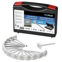Σετ μανταλάκια σκηνής ProPlus 361736V02 μεταλλικά μανταλάκια σε κουτί 15 τεμαχίων.