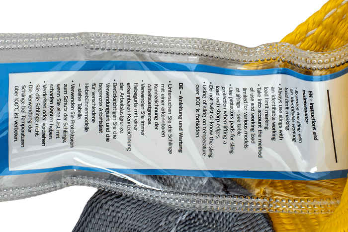 HEFFA γερανός ιμάντας 3m/90mm/3t με θηλιές