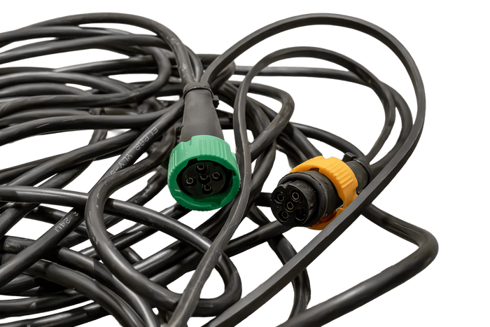 PLUG MANTES ηλεκτρική εγκατάσταση καλωδίωση ρυμούλκησης 5,5 m 13 ακροδεκτών μπαγιονέτες 2x 5 ακροδεκτών