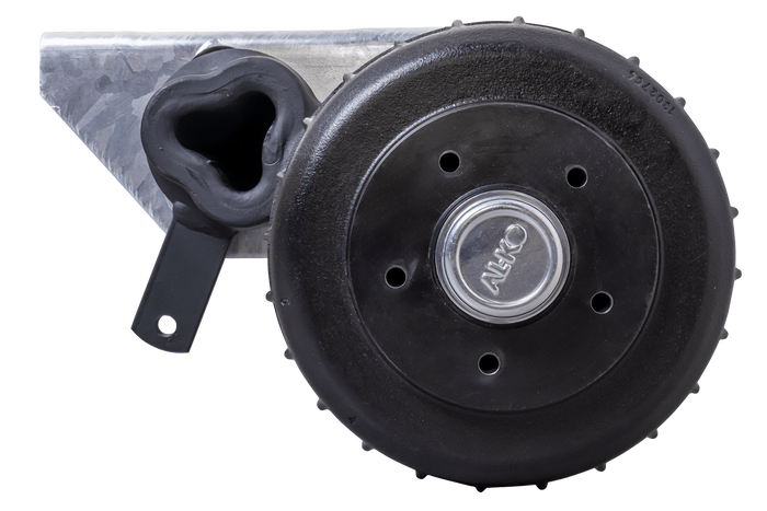 AL-KO EURO άξονας φρένων για ρυμουλκούμενο / ρυμουλκούμενο 1800kg 1350mm 1850mm 5x112