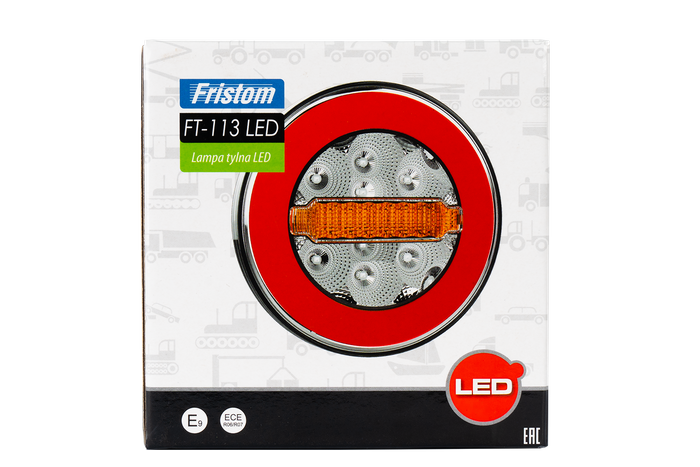 Πίσω φωτιστικό LED FRISTOM FT-113, 3 γενικών λειτουργιών