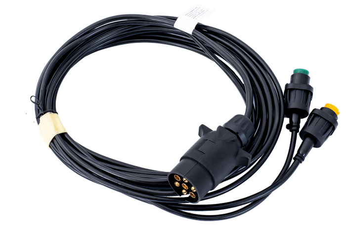 Ηλεκτρική εγκατάσταση MANTES, καλωδίωση ρυμούλκησης 4m, φις 7 επαφών, ξιφολόγχες 2x5 επαφών