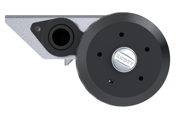 KNOTT VGB15M/MV άξονας φρένων για ρυμουλκούμενο / ρυμουλκούμενο 1500kg 1450mm 1950mm 5x112