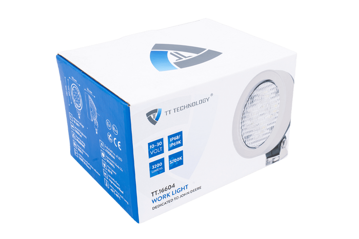 Ανακλαστήρας λάμπας εργασίας LED TT Technology TT.16604 4xLED 3200lm γκρι για John Deere