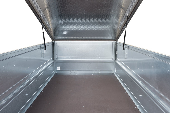 UNITRAILER GARDEN TRAILER 230 KIPP κάλυμμα τρέιλερ με κυλίνδρους / κλειδαριά με κλειδί