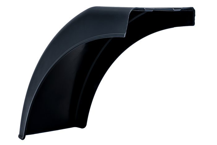 Μισό φτερό για ρυμουλκούμενο DOMAR DR1012201 θόλος τροχού 384/200mm δεξιά