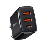 Φορτιστής τοίχου BASEUS Compact 2xUSB-A, USB-C