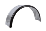 Φτερό τρέιλερ 13-15" DOMAR DK7110 θόλος τροχού 820/240mm μεταλλικός με λαστιχένια άκρη