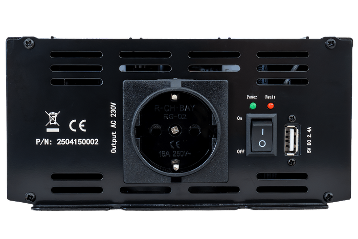 Μετατροπέας τάσης 24V/230V (1000/2000W) KAMAR E1927