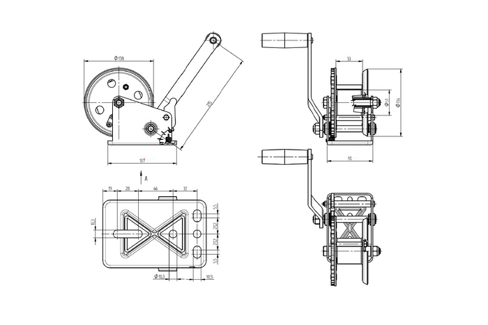 Βαρούλκο 450 KG με ζώνη KNOTT, κίτρινο περίβλημα