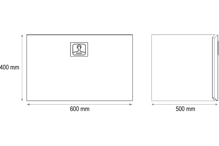 DAKEN εργαλειοθήκη 8Z1320 Z13 600x400x500mm 108l