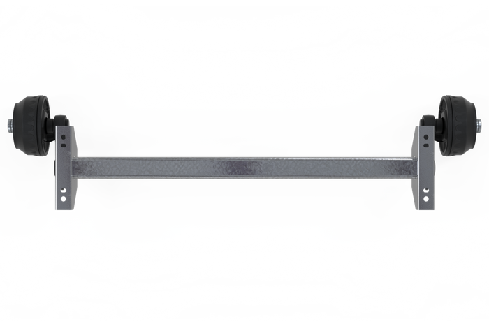 KNOTT VGB15 άξονας φρένων για ρυμουλκούμενο / ρυμουλκούμενο 1500kg 1850mm 2300mm 5x112