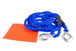 Σχοινί ρυμούλκησης με γάντζους LAMP ιμάντας ρυμούλκησης 4m/18mm/5t μπλε