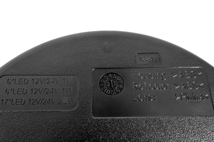 TT TECHNOLOGY TT.12008 Glo-Trac Πίσω Φως LED Hamburger 3 Λειτουργιών Universal