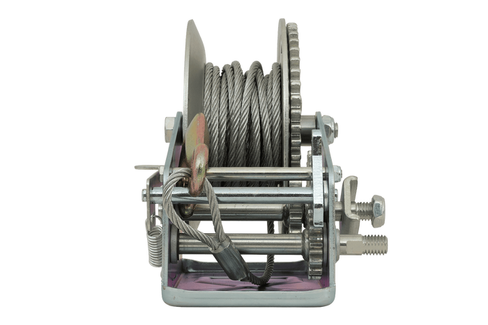 Χειροκίνητο βαρούλκο KNOTT 6X0017.008 για ρυμουλκούμενο 900kg με χαλύβδινο συρματόσχοινο